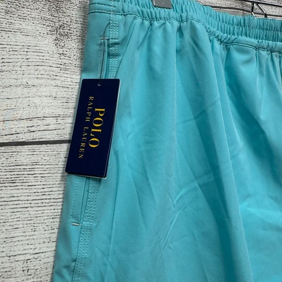 New Polo Ralph Lauren Men’s Classic Turquoise Swim Trunks Shorts $75 Size XL - Picture 5 of 6